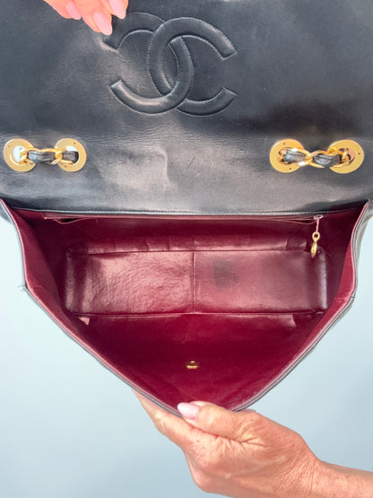 Chanel Vintager Lambskin Jumbo Flap