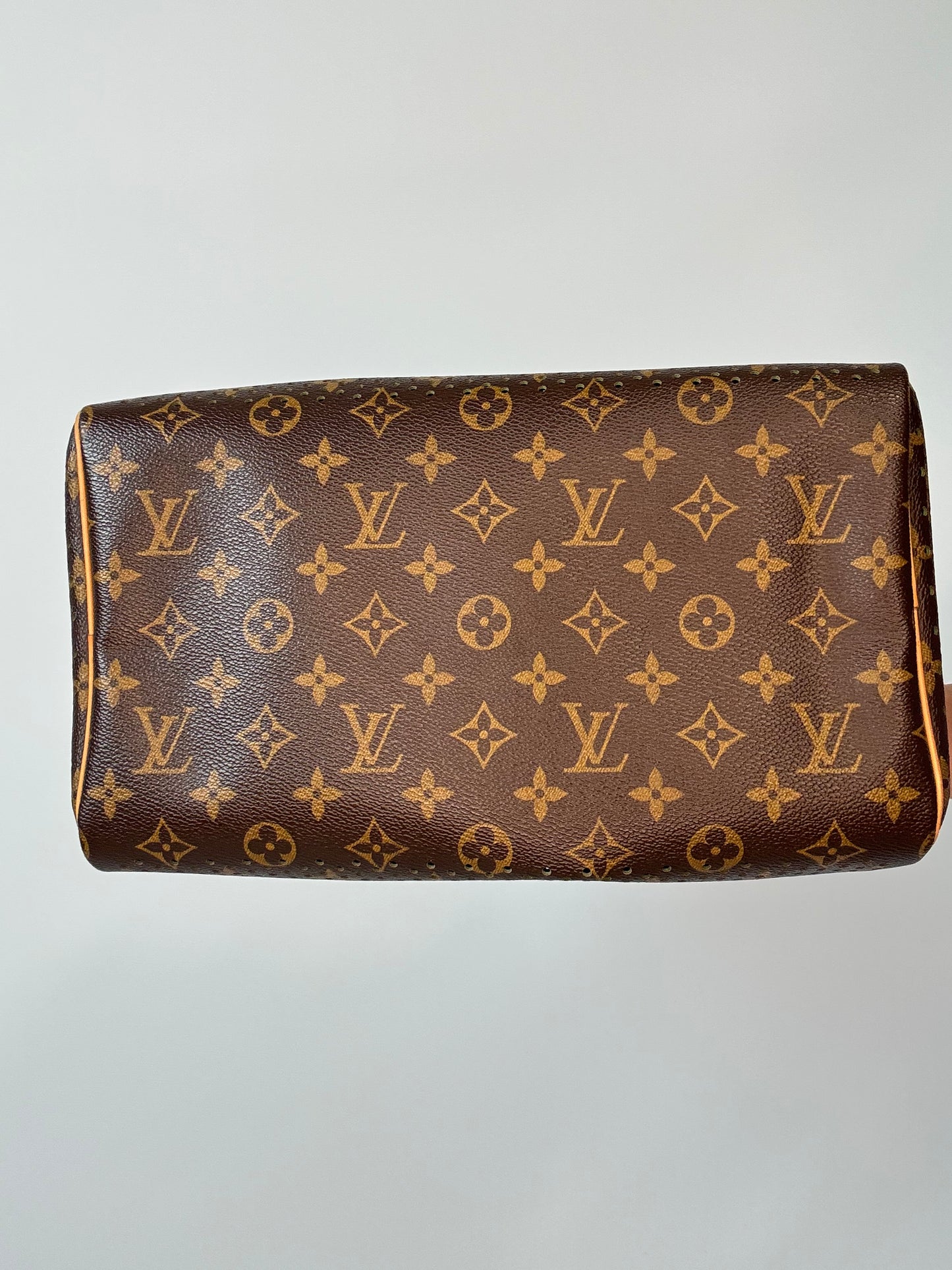Louis Vuitton Limited Edition Monogram Perforated Speedy 30 — Green — 2006