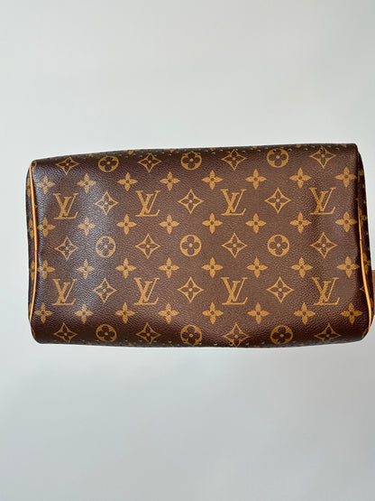 Louis Vuitton Limited Edition Monogram Perforated Speedy 30 — Green — 2006