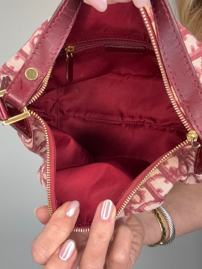 Dior Vintage Bordeaux Trotter Bag