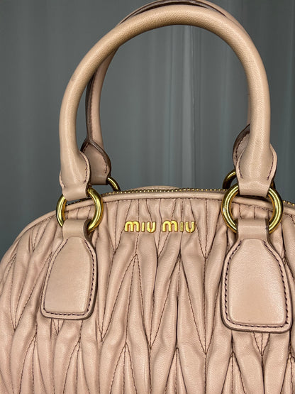 MIU MIU Matelasse 2way Shoulder Bag