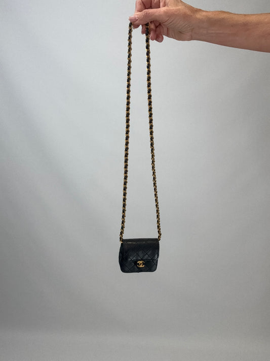 Chanel Micro CC Matelasse Chain Bag