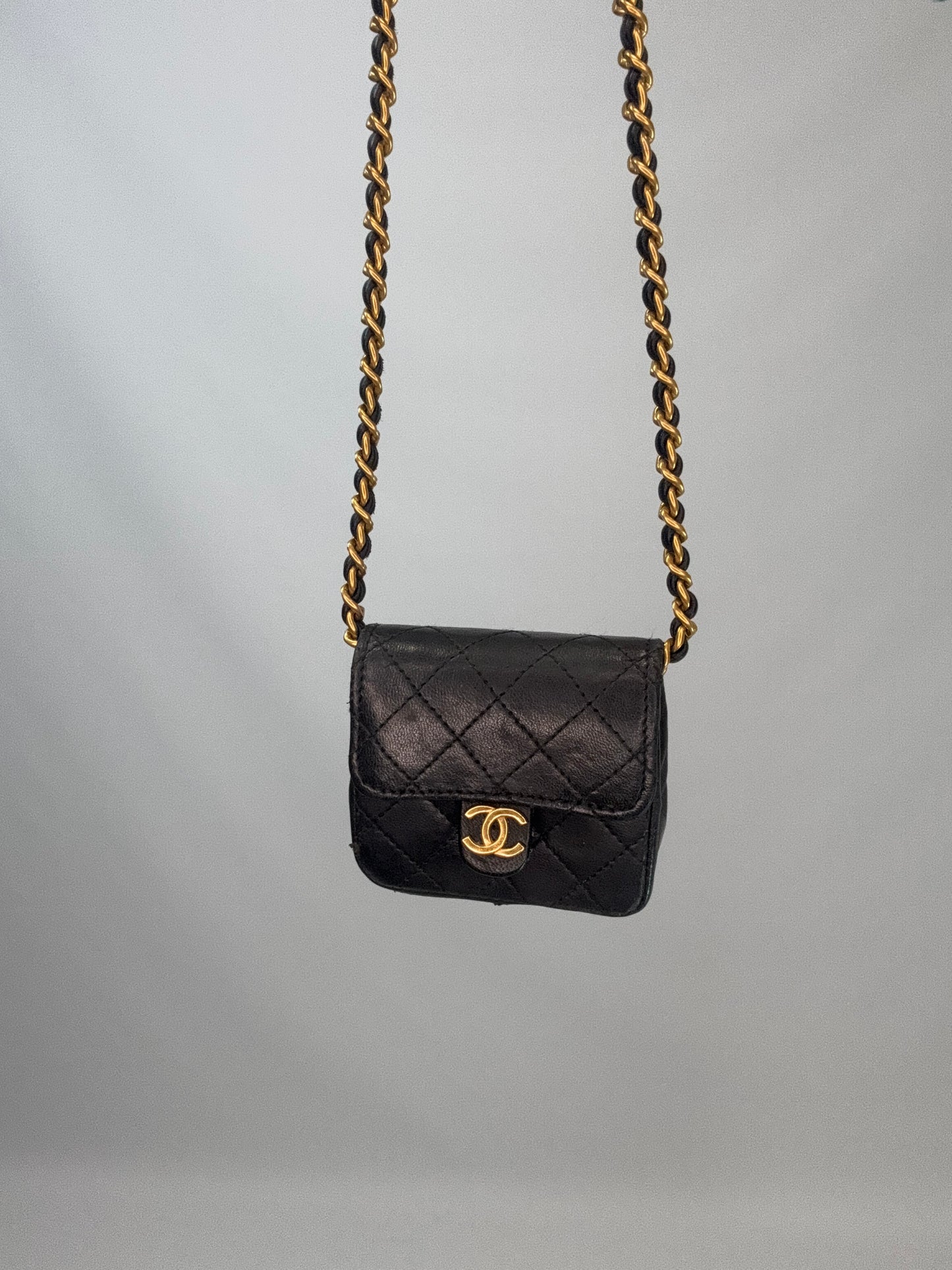 Chanel Micro CC Matelasse Chain Bag