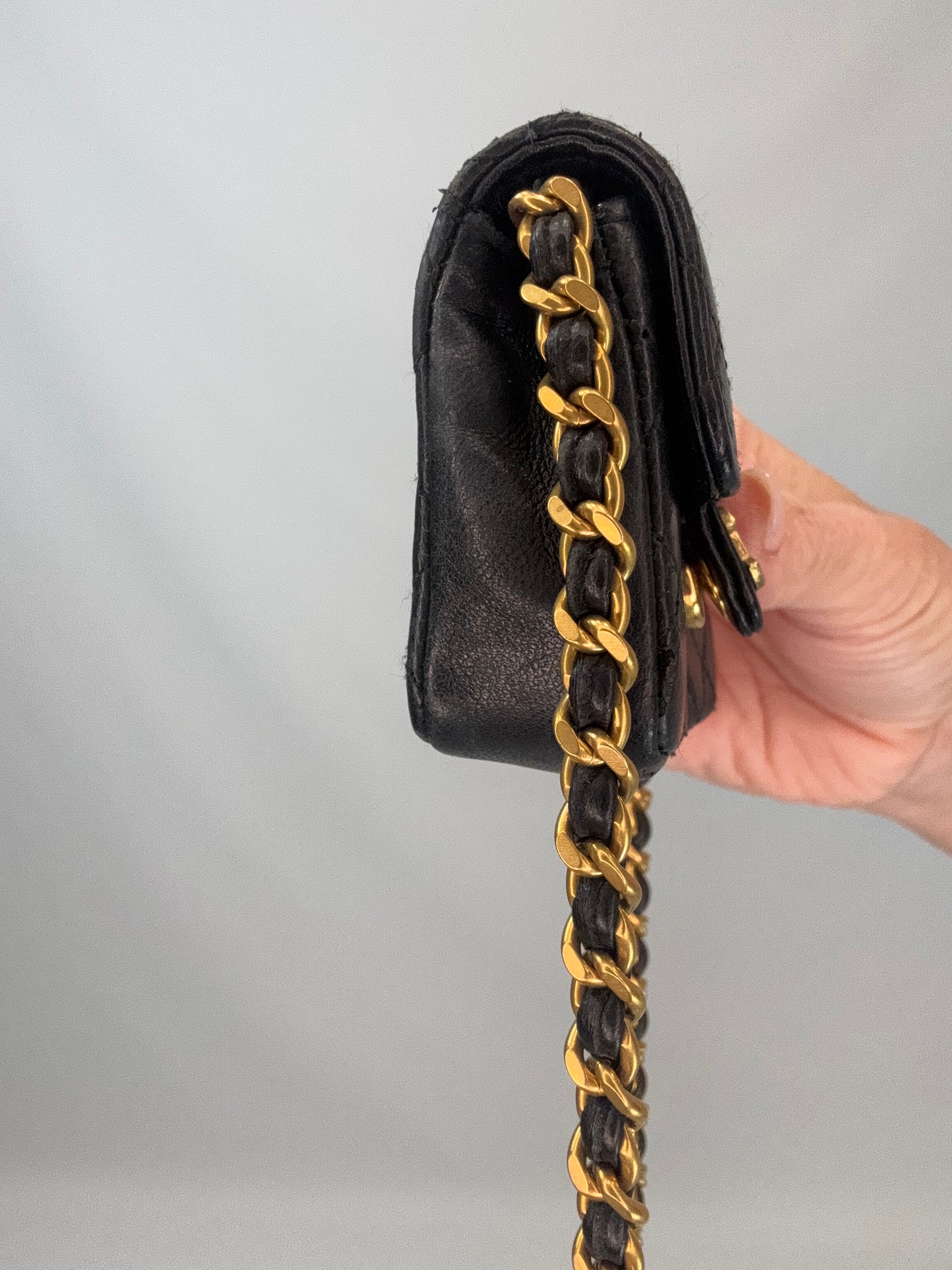 Chanel Micro CC Matelasse Chain Bag