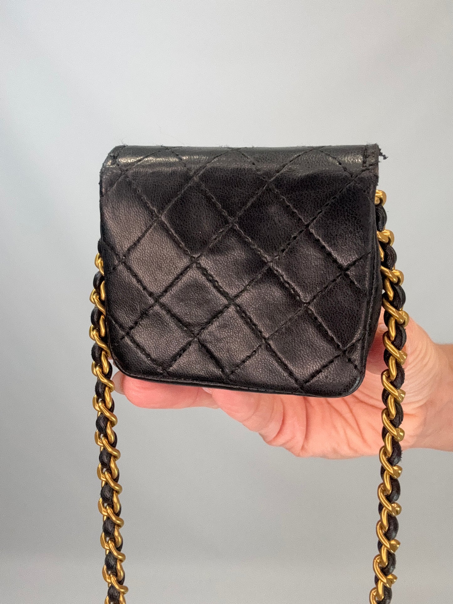 Chanel Micro CC Matelasse Chain Bag