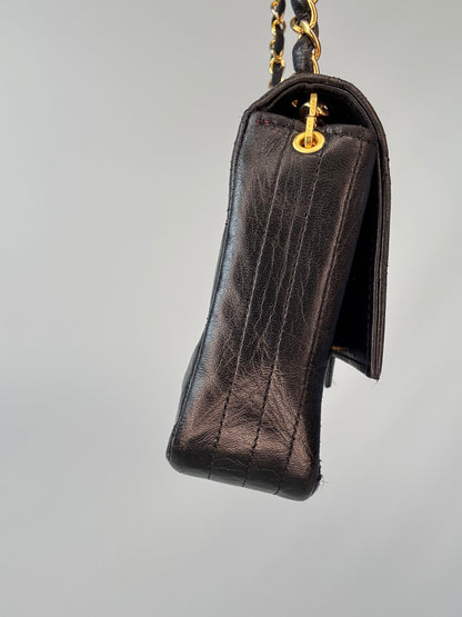 Chanel Vintage Quilted Mini East West Flap — 1986–1988