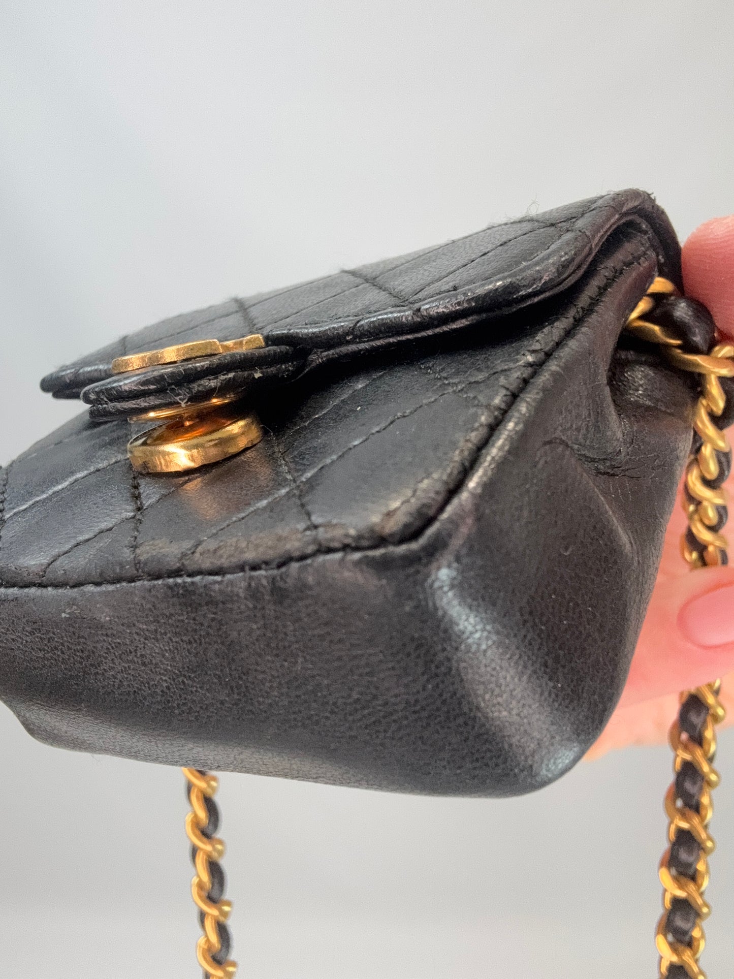 Chanel Micro CC Matelasse Chain Bag