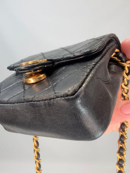 Chanel Micro CC Matelasse Chain Bag
