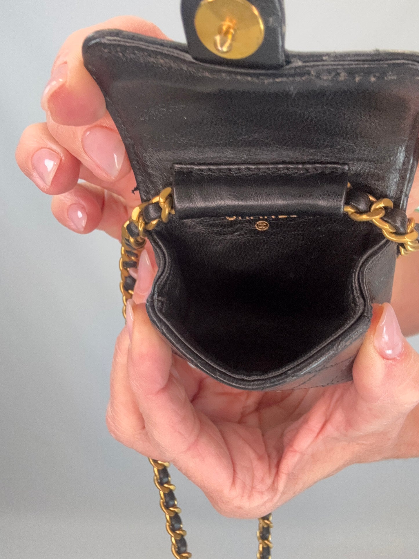 Chanel Micro CC Matelasse Chain Bag