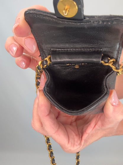 Chanel Micro CC Matelasse Chain Bag