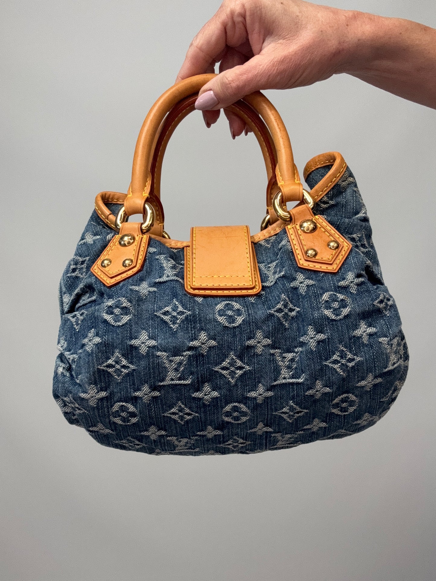 Louis Vuitton Pleaty Denim Bag