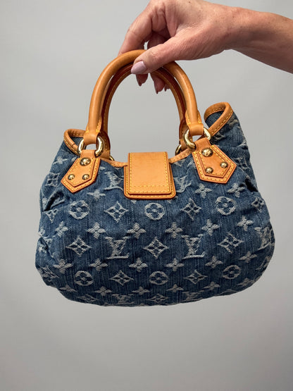 Louis Vuitton Pleaty Denim Bag