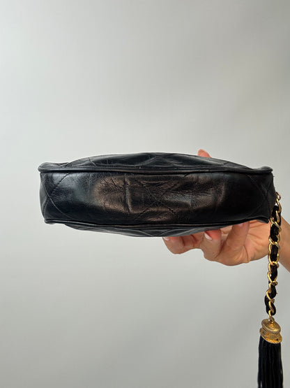 Chanel Vintage Quilted Tassel Clutch