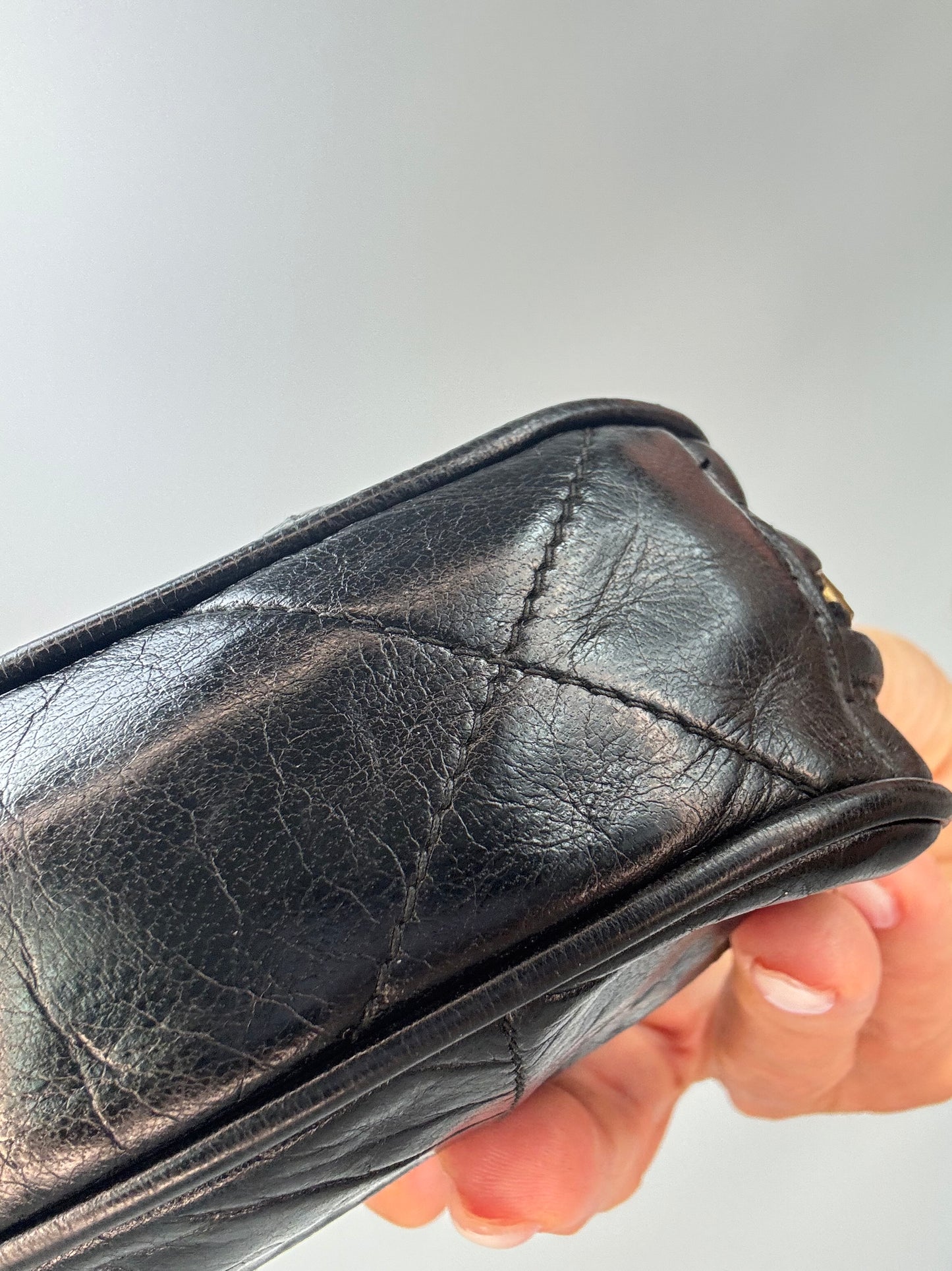 Chanel Vintage Quilted Tassel Clutch
