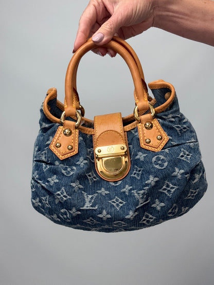 Louis Vuitton Pleaty Denim Bag