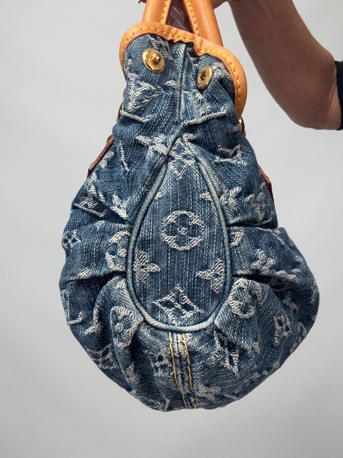 Louis Vuitton Pleaty Denim Bag
