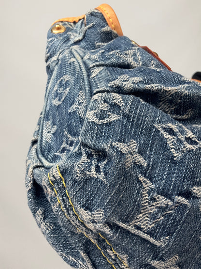 Louis Vuitton Pleaty Denim Bag