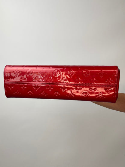 Louis Vuitton Red Monogram Vernis Roxbury Drive