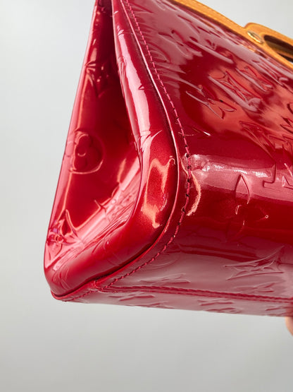 Louis Vuitton Red Monogram Vernis Roxbury Drive