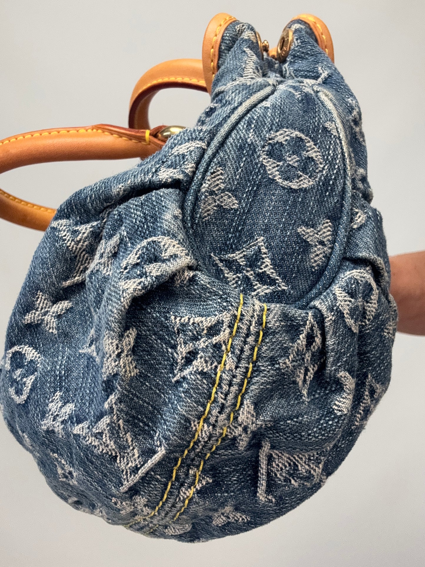 Louis Vuitton Pleaty Denim Bag