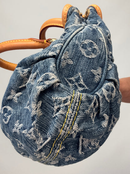 Louis Vuitton Pleaty Denim Bag