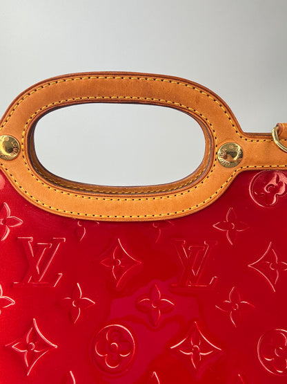 Louis Vuitton Red Monogram Vernis Roxbury Drive