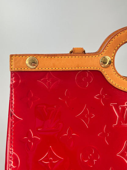Louis Vuitton Red Monogram Vernis Roxbury Drive