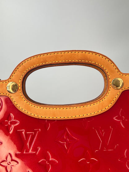 Louis Vuitton Red Monogram Vernis Roxbury Drive