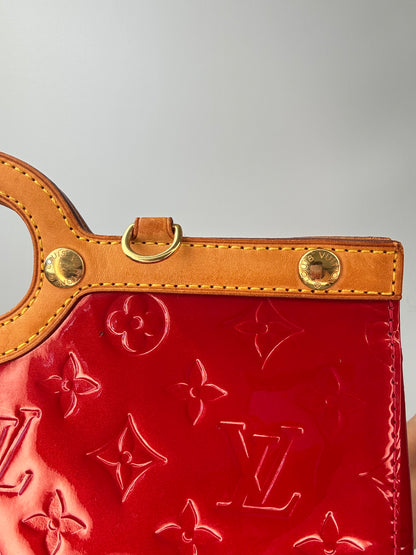 Louis Vuitton Red Monogram Vernis Roxbury Drive