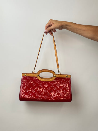 Louis Vuitton Red Monogram Vernis Roxbury Drive