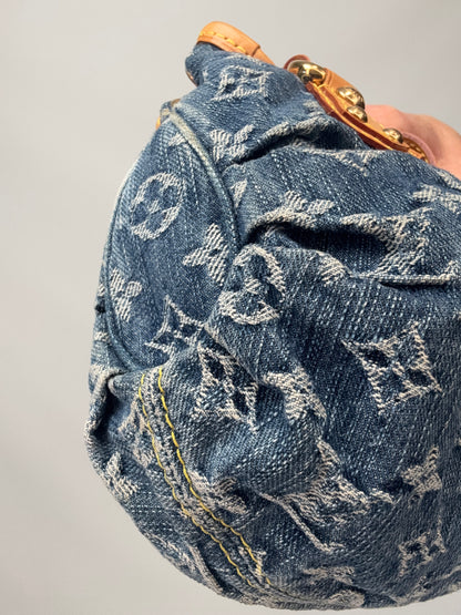 Louis Vuitton Pleaty Denim Bag