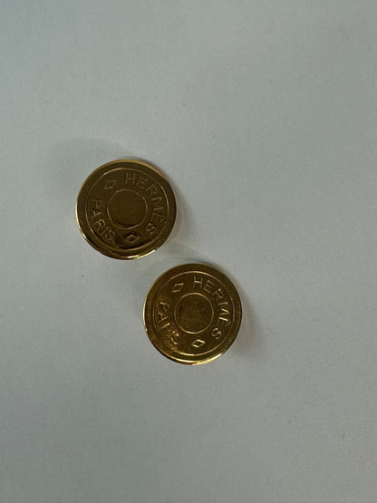 Hermes Sellier Clip On Earrings