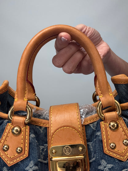 Louis Vuitton Pleaty Denim Bag