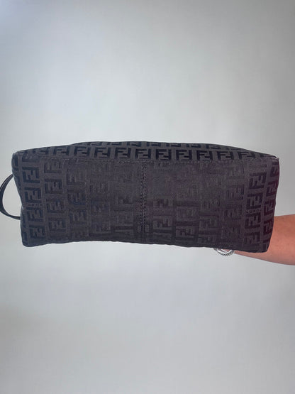 Fendi Zucchino Crystal Beaded Pochette
