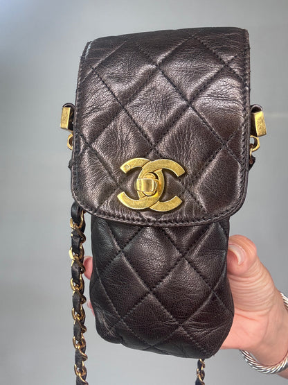 Chanel Vintage Phone Holder Crossbody
