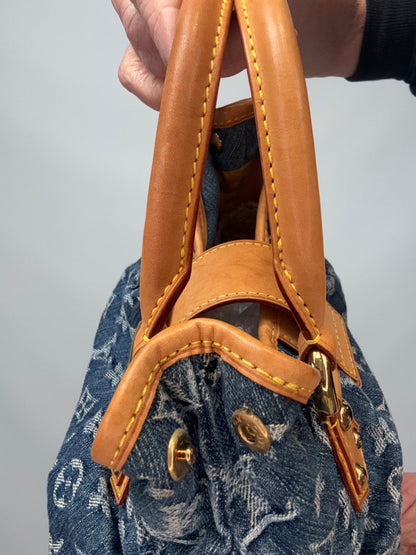 Louis Vuitton Pleaty Denim Bag