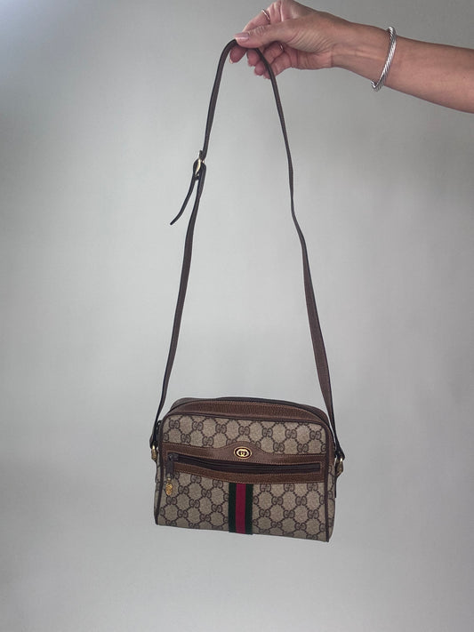 Gucci Supreme Vintage Sherry Line Crossbody