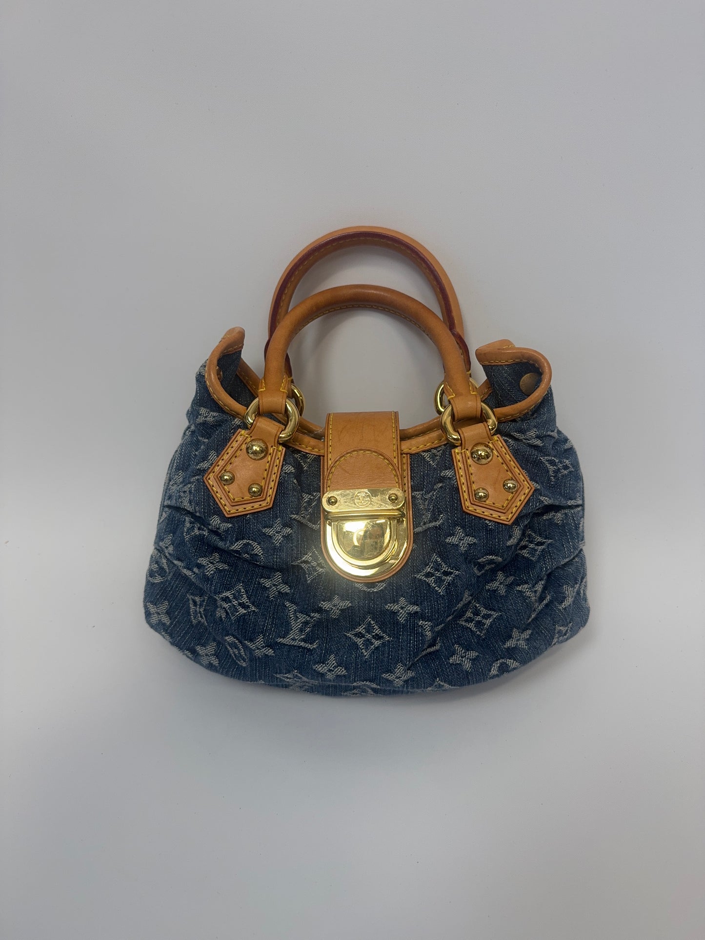 Louis Vuitton Pleaty Denim Bag