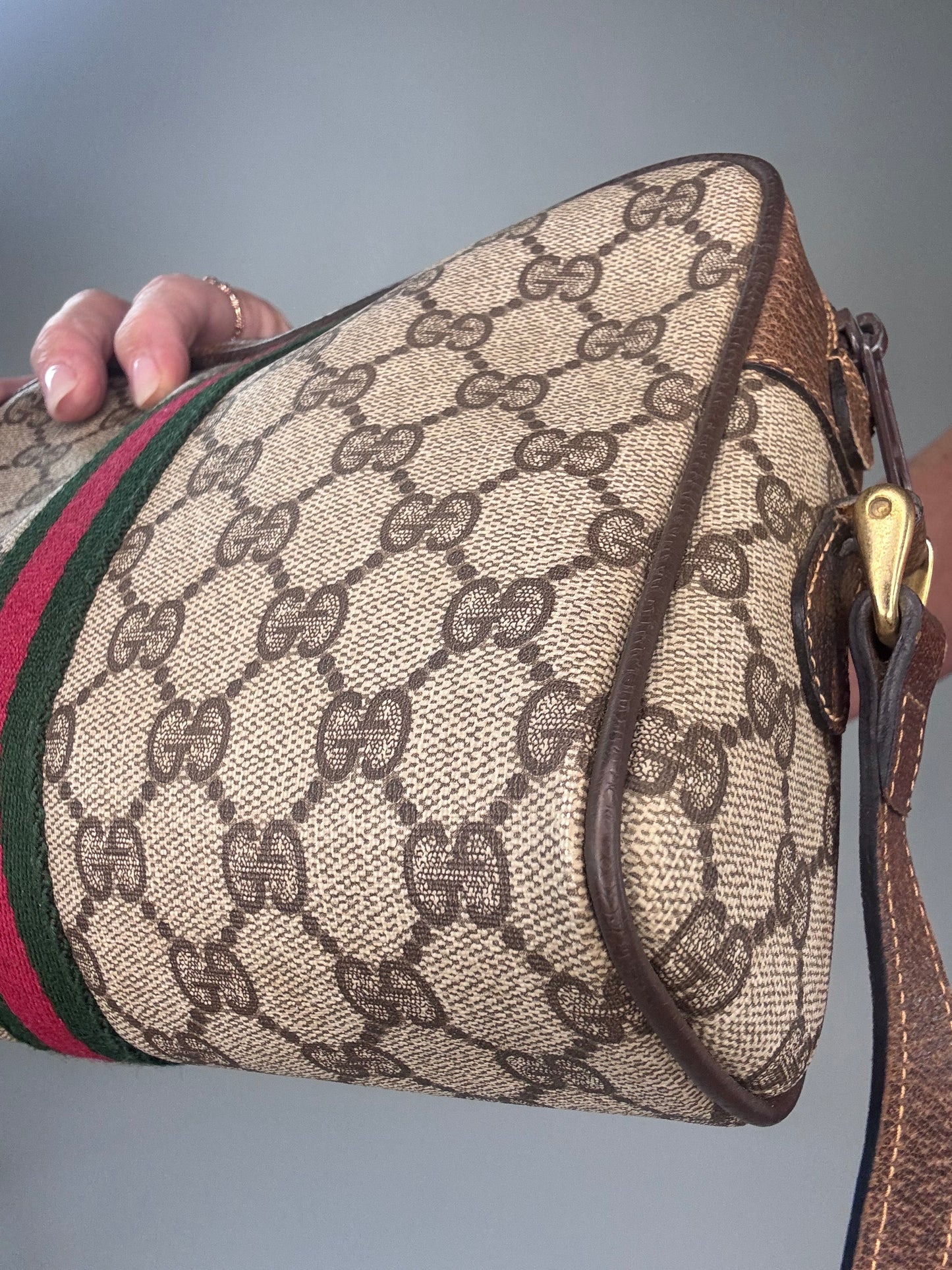 Gucci Supreme Vintage Sherry Line Crossbody