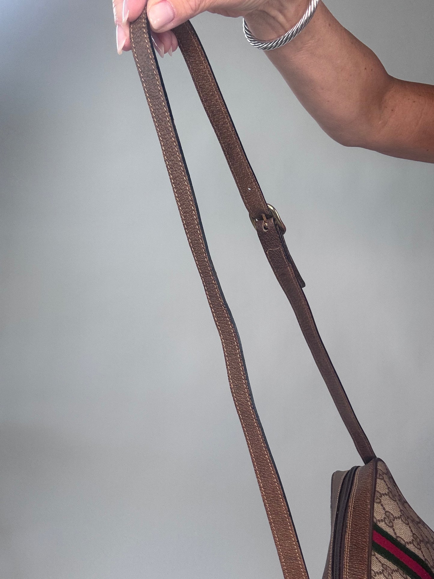 Gucci Supreme Vintage Sherry Line Crossbody