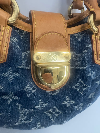 Louis Vuitton Pleaty Denim Bag