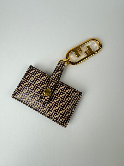 Fendi Key Chain Bag Charm With Mirror