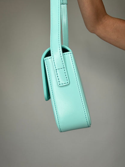 Celine Claude Triomphe Tiffany Blue Bag