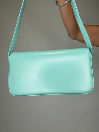 Celine Claude Triomphe Tiffany Blue Bag