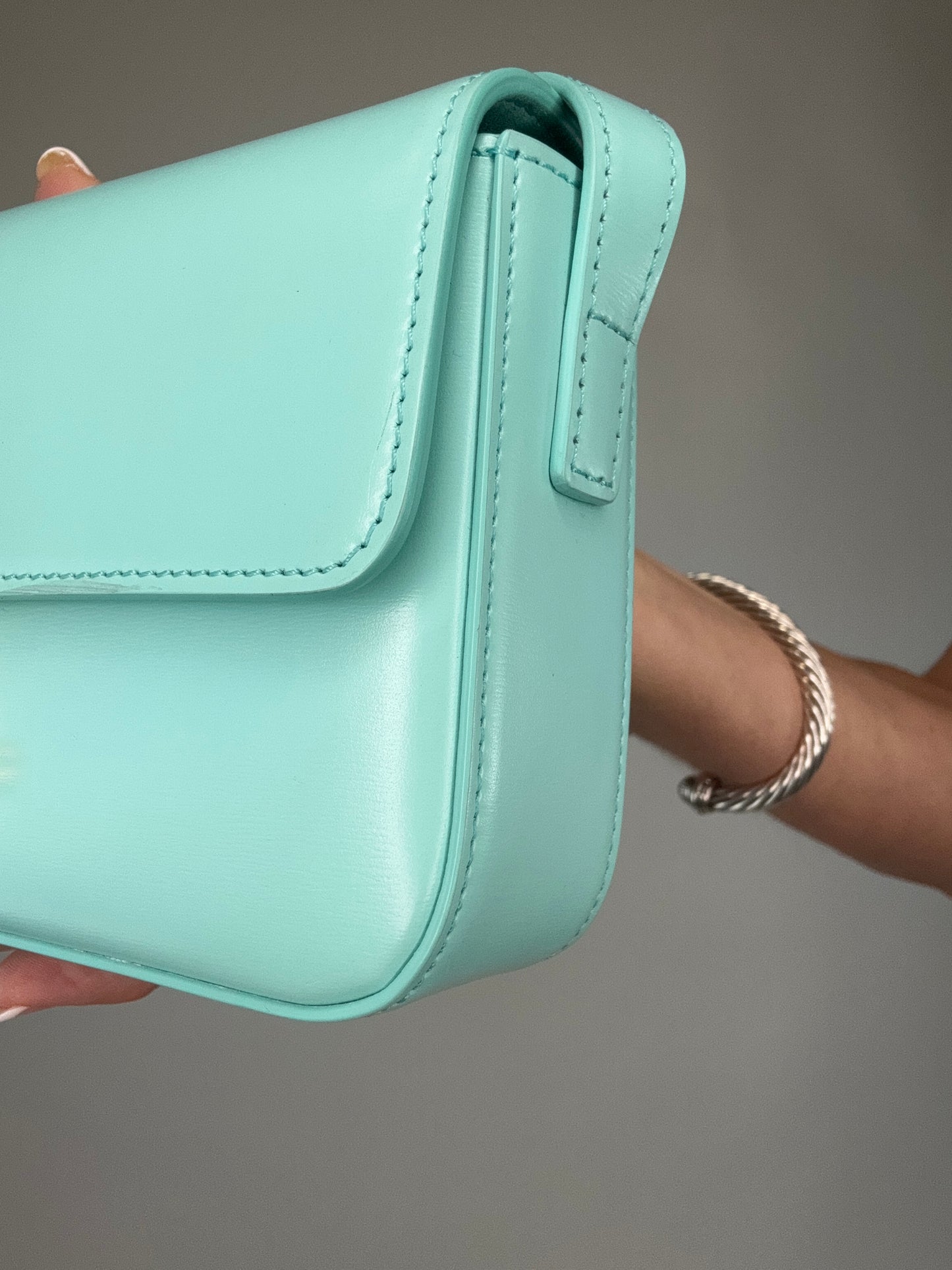 Celine Claude Triomphe Tiffany Blue Bag