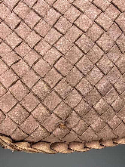 Bottega Veneta Vintage Woven Calf Lather Hobo Large