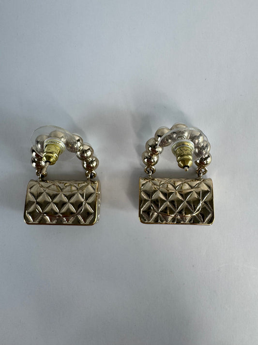 Chanel Runway Classic Flap Earrings