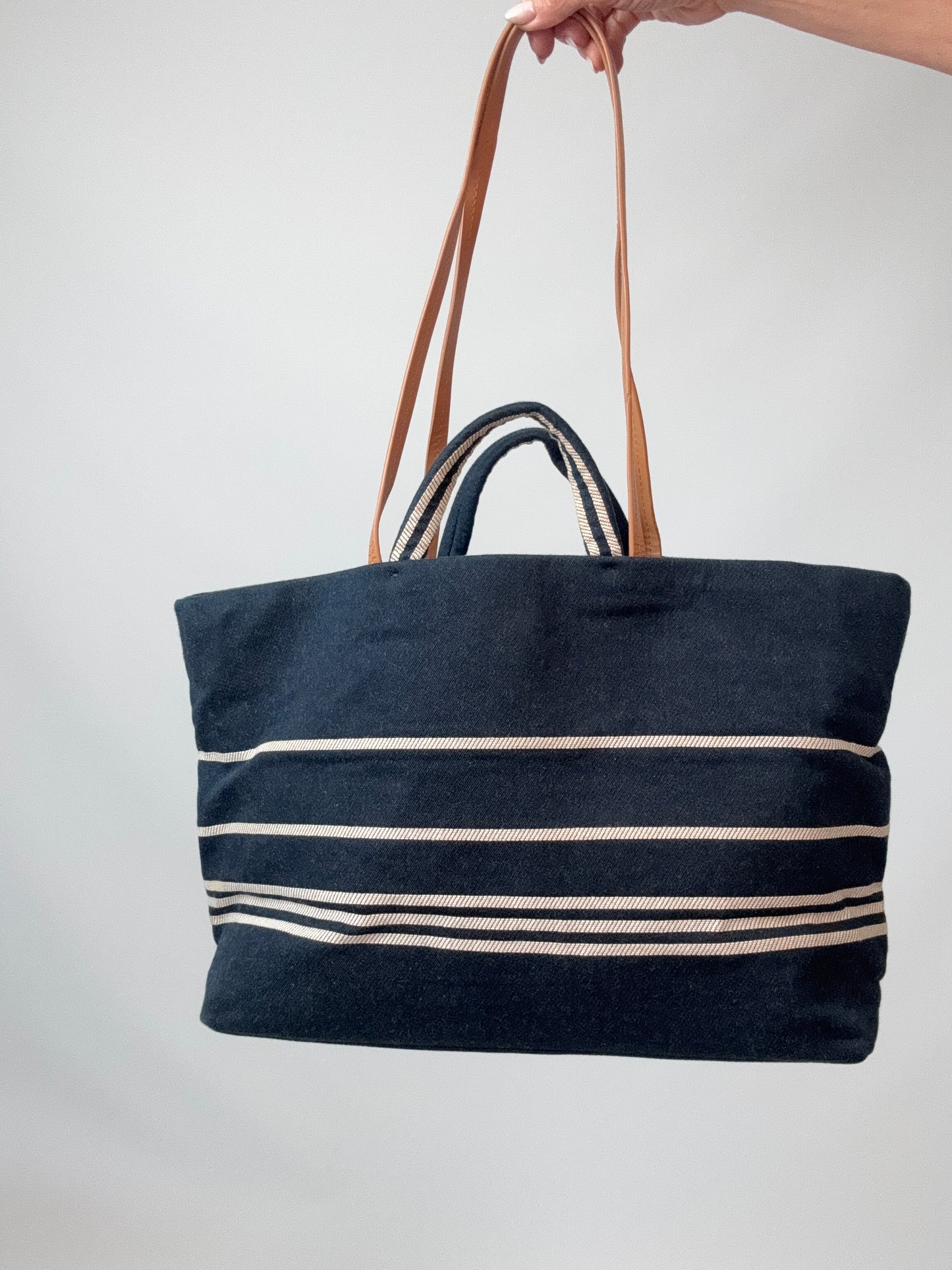 Chanel Denim Large Shopping Tote