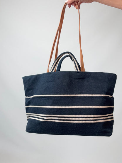 Chanel Denim Large Shopping Tote