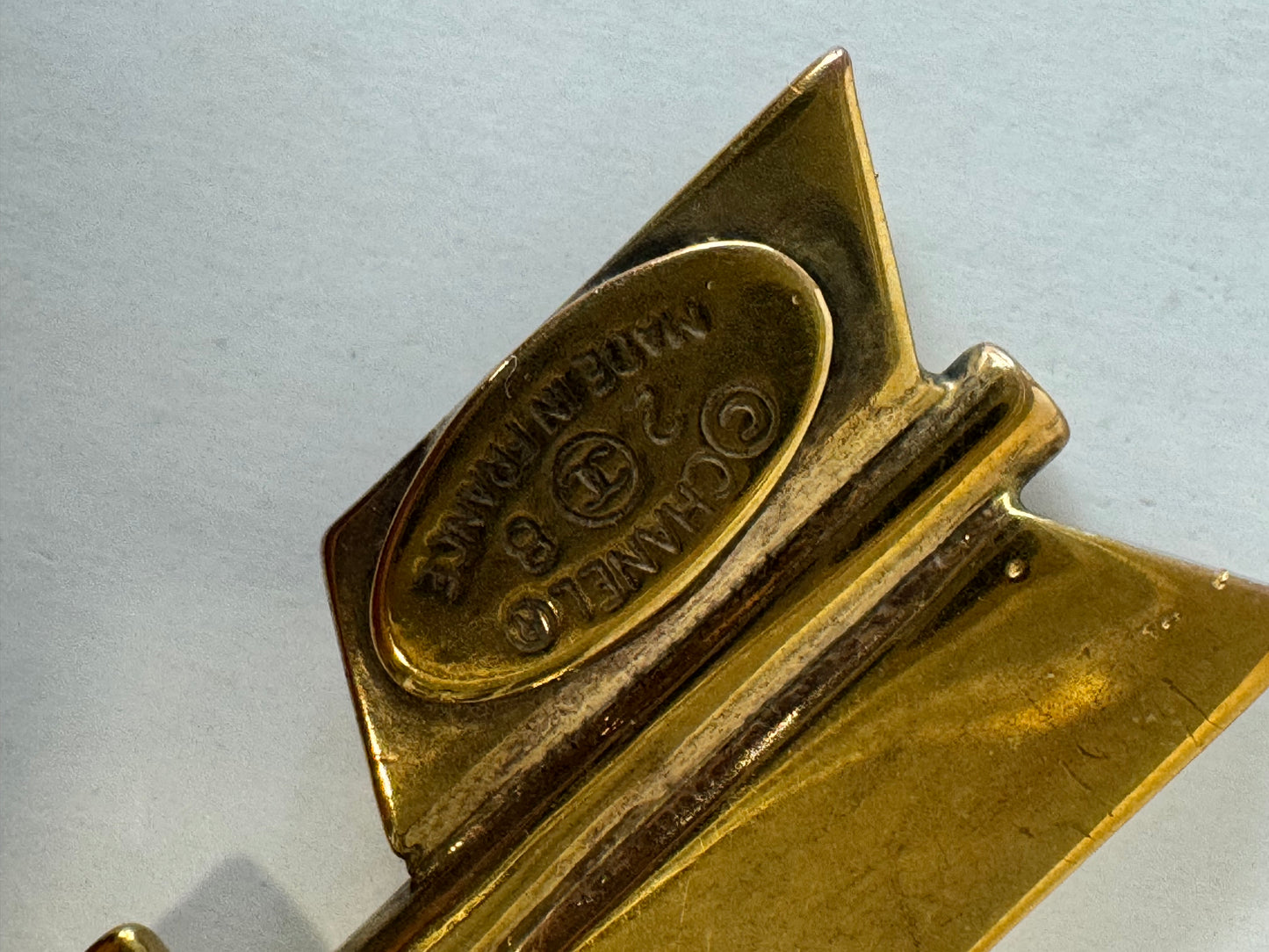 Chanel 1990 Bow And Arrow Pin Brooch